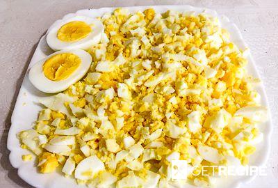 Мясные стожки из фарша с картофелем, яйцом и сыром (2-й рецепт)
