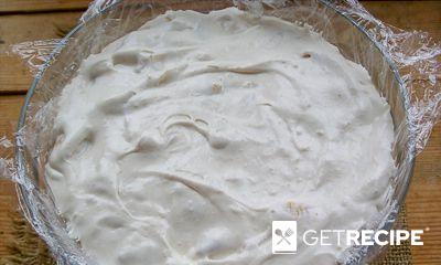 Желейный торт из печенья со сгущенкой без выпечки (2-й рецепт)
