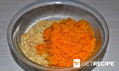 Сладкая колбаска из печенья, моркови и тыквы (2-й рецепт)