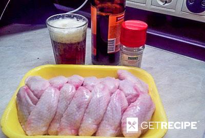 Крылышки куриные в пиве (в мультиварке) (2-й рецепт)