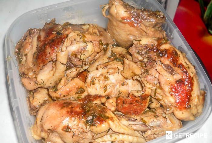 Photo of Куриные бедра с красной смородиной в мультиварке (2-й рецепт)