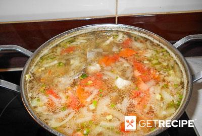 Нухат шурпа (мясной суп с горохом) (2-й рецепт)