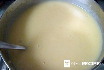 Картофельный суп-пюре с потрошками.