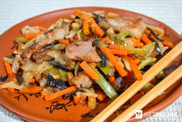Photo of Свинина с овощами по-китайски.