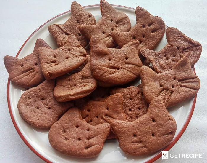 Шоколадное печенье из ржаной муки на кокосовом масле (2-й рецепт)