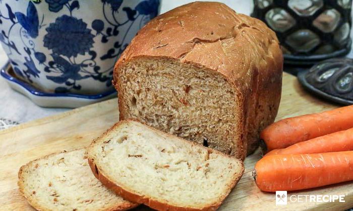 Photo of Хлеб для тостов с сушеной морковью .
