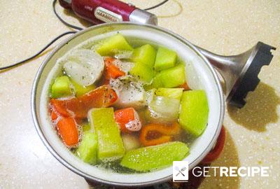 Рыбный суп-пюре с тыквой (2-й рецепт)