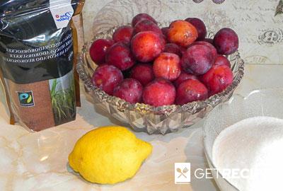 Варенье из сливы с лимонным соком и сахаром мусковадо (2-й рецепт)