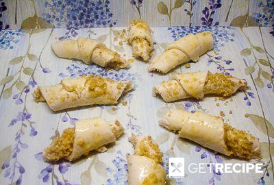 Слоеные рогалики с ореховой начинкой (2-й рецепт)