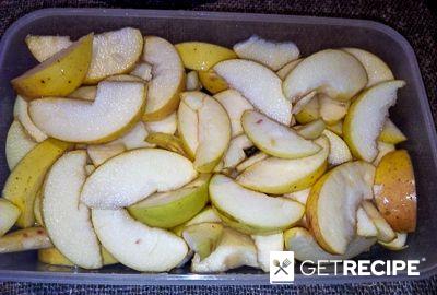 Десерт из яблок с заварным кремом «Яблоки на снегу» (2-й рецепт)