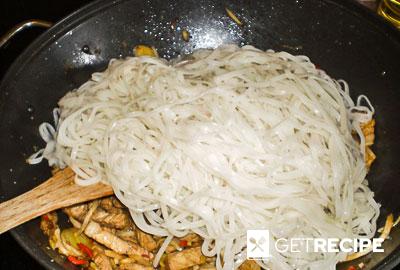 Рисовая лапша с мясом по-китайски (2-й рецепт)