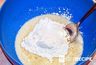 Торт из медового бисквита с заварным кремом (для микроволновки) (2-й рецепт)