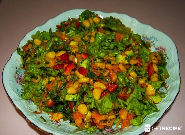 Photo of Овощной салат с авокадо, манго и кукурузой (2-й рецепт)