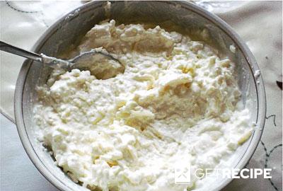Блинчатый пирог с сыром (2-й рецепт)