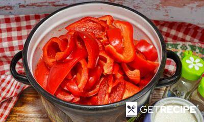 Перец в томатном соке на зиму (2-й рецепт)
