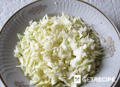 Оладьи на кефире с капустой и зелёным луком (2-й рецепт)