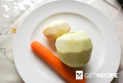 Салат из топинамбура с морковью и яблоком (2-й рецепт)