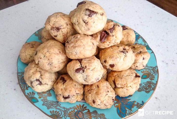 Photo of Кокосовое печенье с кусочками шоколада «Баунти».