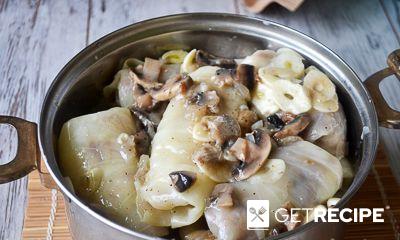 Голубцы с картофелем и грибами (2-й рецепт)