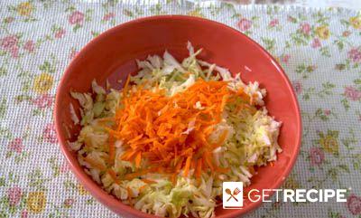 Салат из молодой капусты и огурцов с куркумой (для шашлыка и гриля) (2-й рецепт)