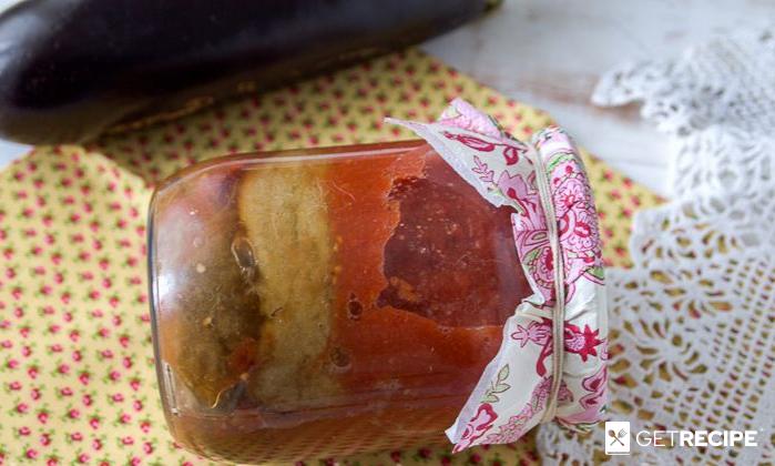Photo of Печеные баклажаны в томатном соусе на зиму.