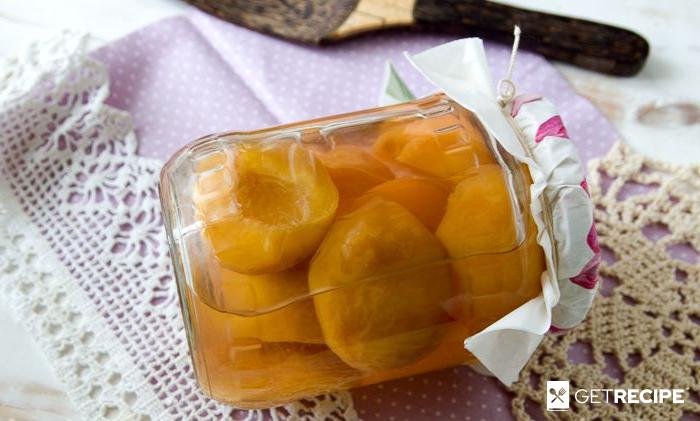 Персики в сиропе на зиму рецепт