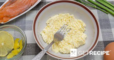 Закуска «Колокольчик» из семги с сыром (2-й рецепт)