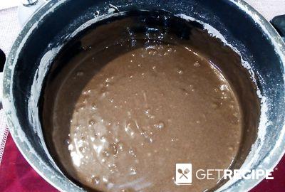 Шоколадный пирог с заварным кремом «Островок» (2-й рецепт)