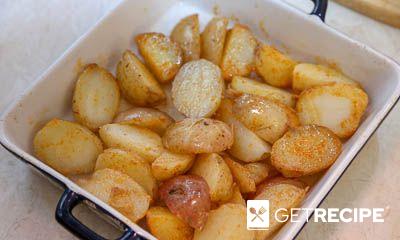Мини картофель в духовке, запеченный с паприкой