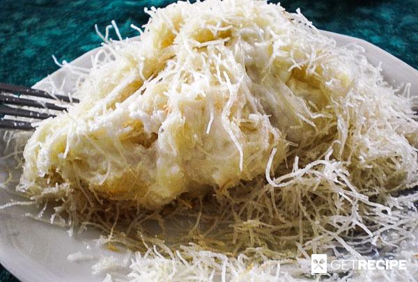 Photo of Пирог с сыром из теста кадаиф