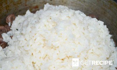 Куриные сердечки жареные с рисом (2-й рецепт)