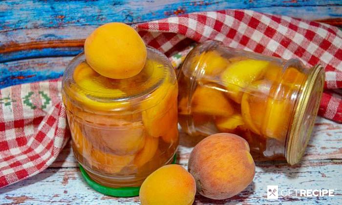 Photo of Компот из персиков и абрикосов на зиму (2-й рецепт)
