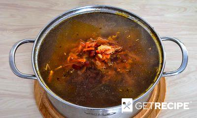 Фасолевый суп с квашеной капустой (2-й рецепт)
