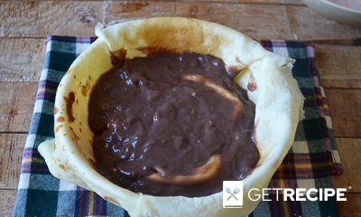 Блинный пирог-купол с вишней, творожным кремом, шоколадом и безе (2-й рецепт)