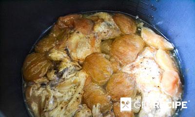 Компот из курицы с яблоками (закуска) (2-й рецепт)
