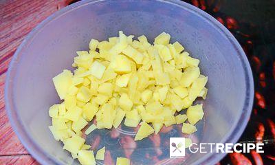 Булочки с картофелем и яйцом из дрожжевого теста (2-й рецепт)