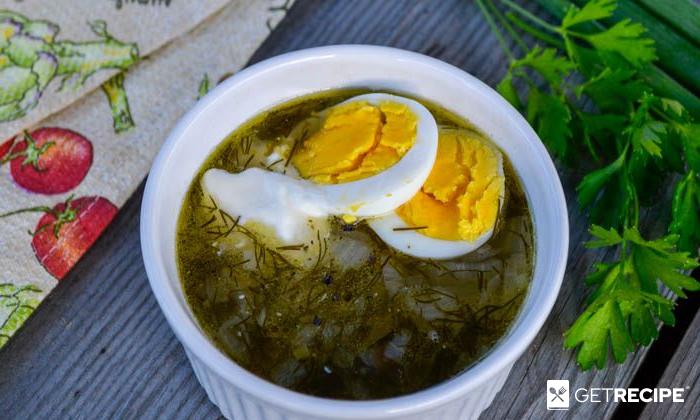 Photo of Зеленый суп из щавеля на курином бульоне (2-й рецепт)