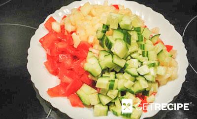 Салат из булгура с овощами