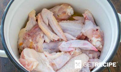 Острый суп из куриных крылышек (2-й рецепт)