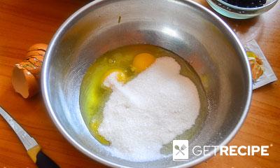 Рисовая бабка с черникой (2-й рецепт)