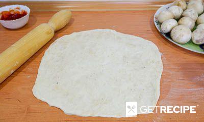 Постный пирог с грибами (2-й рецепт)