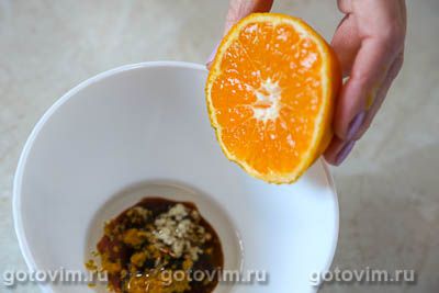 Филе индейки в духовке с апельсиновым маринадом
