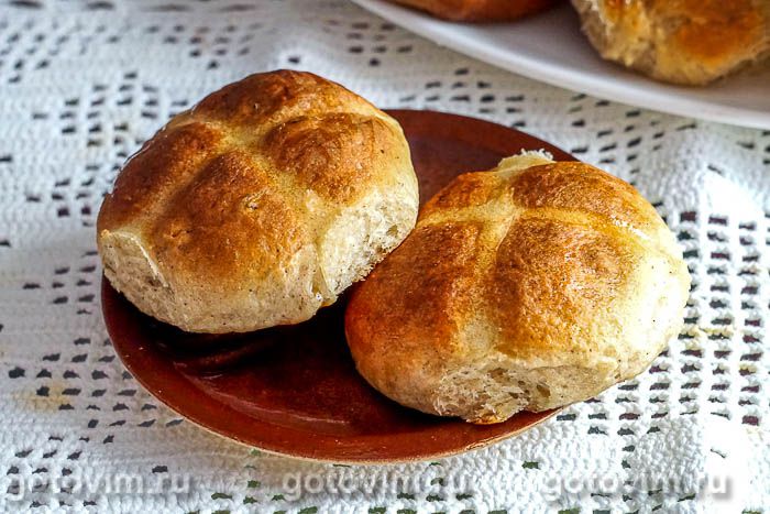 Пасхальные крестовые булочки (Hot cross buns)