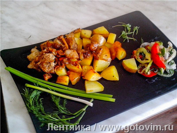 Картошка со шкварками - пошаговый рецепт с фото на paraskevat.ru