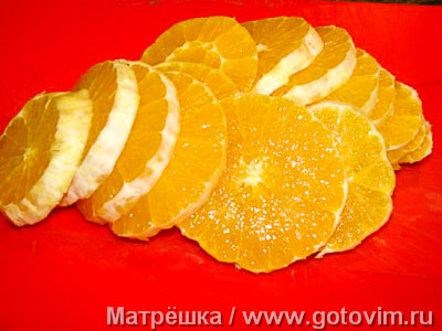 Апельсины в винном сиропе