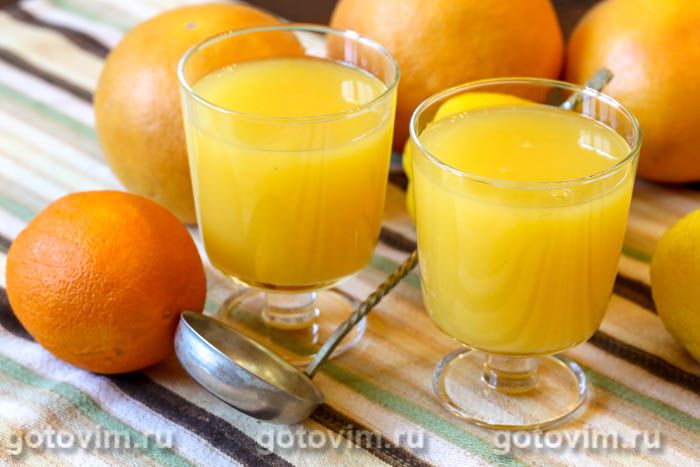 Апельсиновый кисель.