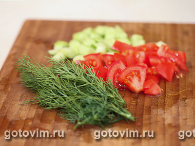 Салат из кус-куса с овощами