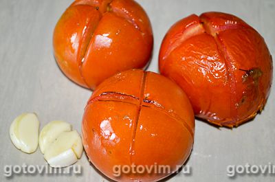 Макароны с овощным соусом рататуй