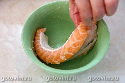 Как засолить брюшки лосося с лимоном