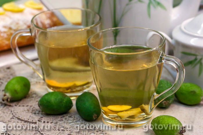 Чай зеленый с фейхоа